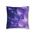 Ethereal Sphere Cascade - Square Poly Canvas Pillowcase