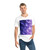 Ethereal Sphere Cascade - Men's Jersey Curved Hem Tee