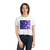 Ethereal Sphere Cascade - Women's Flowy Cropped Tee