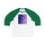 Ethereal Sphere Cascade - Unisex 3\4 Sleeve Baseball Tee