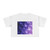 Ethereal Sphere Cascade - Women's Crop Tee