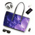 Ethereal Sphere Cascade - PU Leather Shoulder Bag
