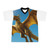 Golden Flame Sovereign - Unisex Football Jersey (AOP)