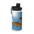 Golden Flame Sovereign - Stainless Steel Water Bottle, Sports Lid