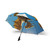 Golden Flame Sovereign - Semi-Automatic Foldable Umbrella