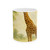Gentle Giraffe Grace - Ceramic Mug, (11oz, 15oz)