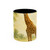 Gentle Giraffe Grace - Accent Coffee Mug (11, 15oz)