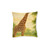 Gentle Giraffe Grace - Square Pillow