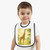 Gentle Giraffe Grace - Baby Contrast Trim Jersey Bib
