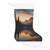Serene Lake Reflection - Santa Stocking