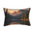 Serene Lake Reflection - Spun Polyester Lumbar Pillow