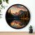 Serene Lake Reflection - Wall Clock Serene Lake Reflection - Wall Clock