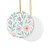 Botanical Whimsy - Decorative Ceramic Ornaments, Double-Sided (1pc, 3pcs, 5pcs, 10pcs)