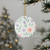 Botanical Whimsy - Decorative Ceramic Ornaments, Double-Sided (1pc, 3pcs, 5pcs, 10pcs)
