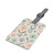 Botanical Whimsy - Saffiano Polyester Luggage Tag, Rectangle