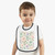 Botanical Whimsy - Baby Contrast Trim Jersey Bib