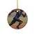 Pinnacle Athlete Rush - Decorative Ceramic Ornaments, Double-Sided (1pc, 3pcs, 5pcs, 10pcs)