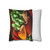 Savory Spice Symphony - Square Poly Canvas Pillowcase