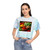 Savory Spice Symphony - Women's Tie-Dye Crop Tee