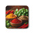 Savory Spice Symphony - Hardboard Back Coaster