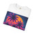 Neon Miami Nights - Unisex Garment-Dyed T-shirt