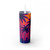 Neon Miami Nights - Skinny Tumbler with Straw, 20oz