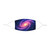 Galactic Whirlwind Dance - Snug-Fit Polyester Face Mask