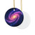 Galactic Whirlwind Dance - Decorative Ceramic Ornaments, Double-Sided (1pc, 3pcs, 5pcs, 10pcs)