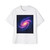 Galactic Whirlwind Dance - Men's Heavy Oversized Tee