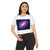 Galactic Whirlwind Dance - Women's Festival Crop Top