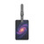 Galactic Whirlwind Dance - Saffiano Polyester Luggage Tag, Rectangle