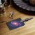 Galactic Whirlwind Dance - Saffiano Polyester Luggage Tag, Rectangle