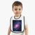 Galactic Whirlwind Dance - Baby Contrast Trim Jersey Bib