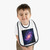 Galactic Whirlwind Dance - Baby Contrast Trim Jersey Bib