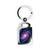 Galactic Whirlwind Dance - Rectangle Photo Keyring