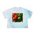 Spicy Salsa Fiesta - Women's Tie-Dye Crop Tee