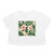 Botanical Bliss Retreat - Women's Flowy Cropped Tee