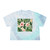 Botanical Bliss Retreat - Women's Tie-Dye Crop Tee