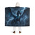 Ethereal Storm Dragon - Hooded Sherpa Fleece Blanket
