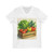 Savor the Harvest - Unisex Jersey Short Sleeve V-Neck Tee