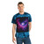 Ethereal Cosmic Voyage - Tie-Dye Tee, Crystal