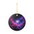 Ethereal Cosmic Voyage - Ceramic Decoration Ornament, (1pc)