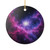 Ethereal Cosmic Voyage - Ceramic Ornaments (2-Side Print)