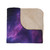 Ethereal Cosmic Voyage - Tan Sherpa Blanket