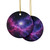 Ethereal Cosmic Voyage - Ceramic Ornaments, 2-Side Print, (1pc, 3pcs, 5pcs, 10pcs)