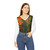 Golden Autumn Retreat - Women's Long Sleeve V-neck Shirt (AOP)
