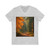 Golden Autumn Retreat - Unisex Jersey Short Sleeve V-Neck Tee