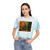 Golden Autumn Retreat - Women's Tie-Dye Crop Tee