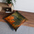 Golden Autumn Retreat - Tufted Floor Pillow, Square