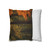 Golden Autumn Retreat - Spun Polyester Square Pillowcase